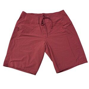 Lululemon Men's 31 Current State Board Shorts 9" Inseam Burgundy Red Swim Beach‎